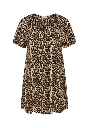 Kaffe Curve, KCVILANA AMI - Tunika - naturel leopard print