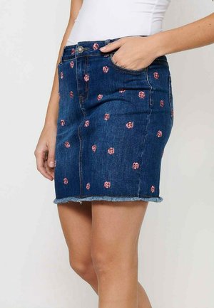 Jupe en jean - dark blue
