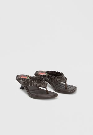 Melissa, Sandaler m/ tåsplit - brown