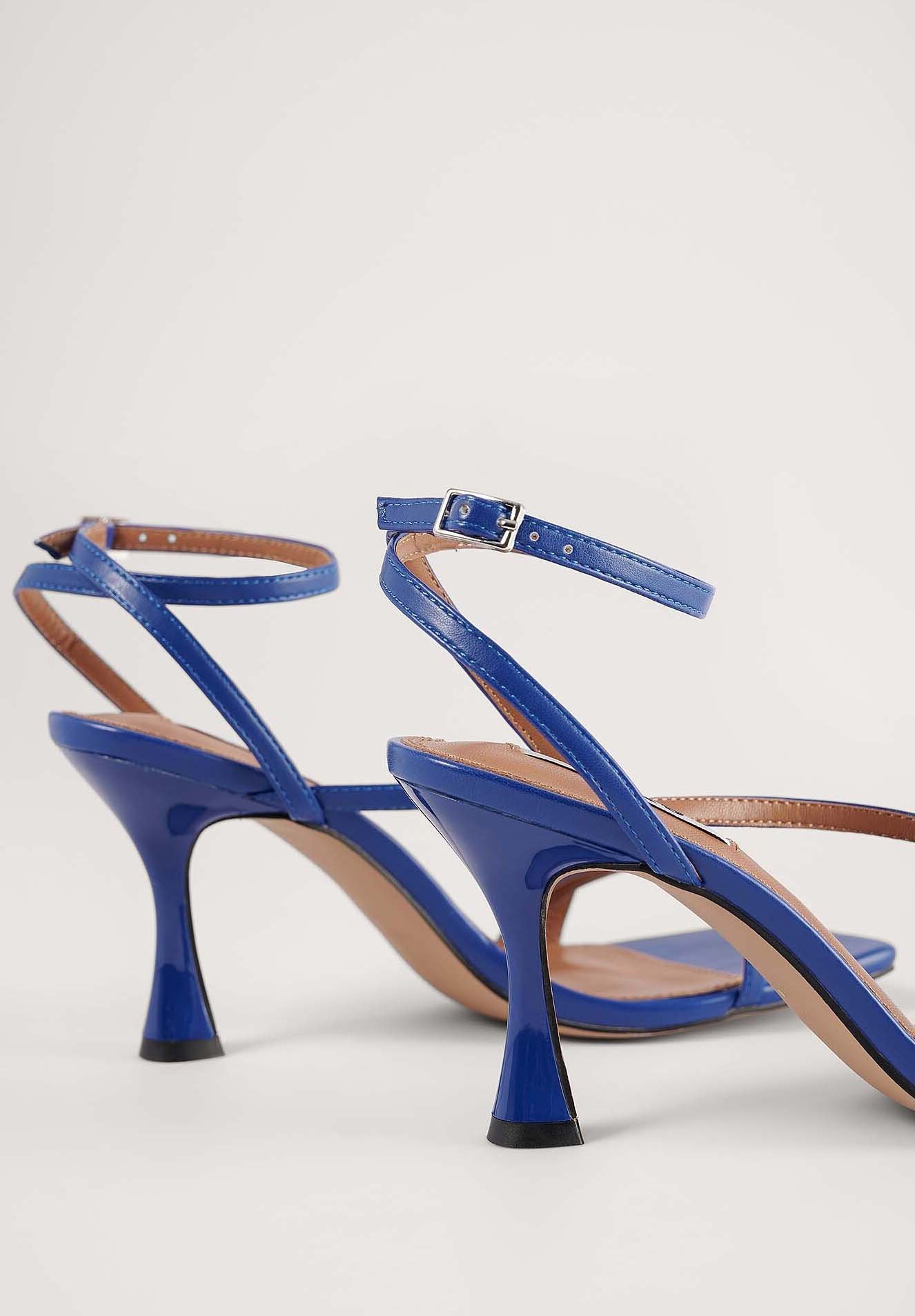 NA-KD HOURGLASS - Sandalen met hoge hak - blue/Blauw - Zalando.nl