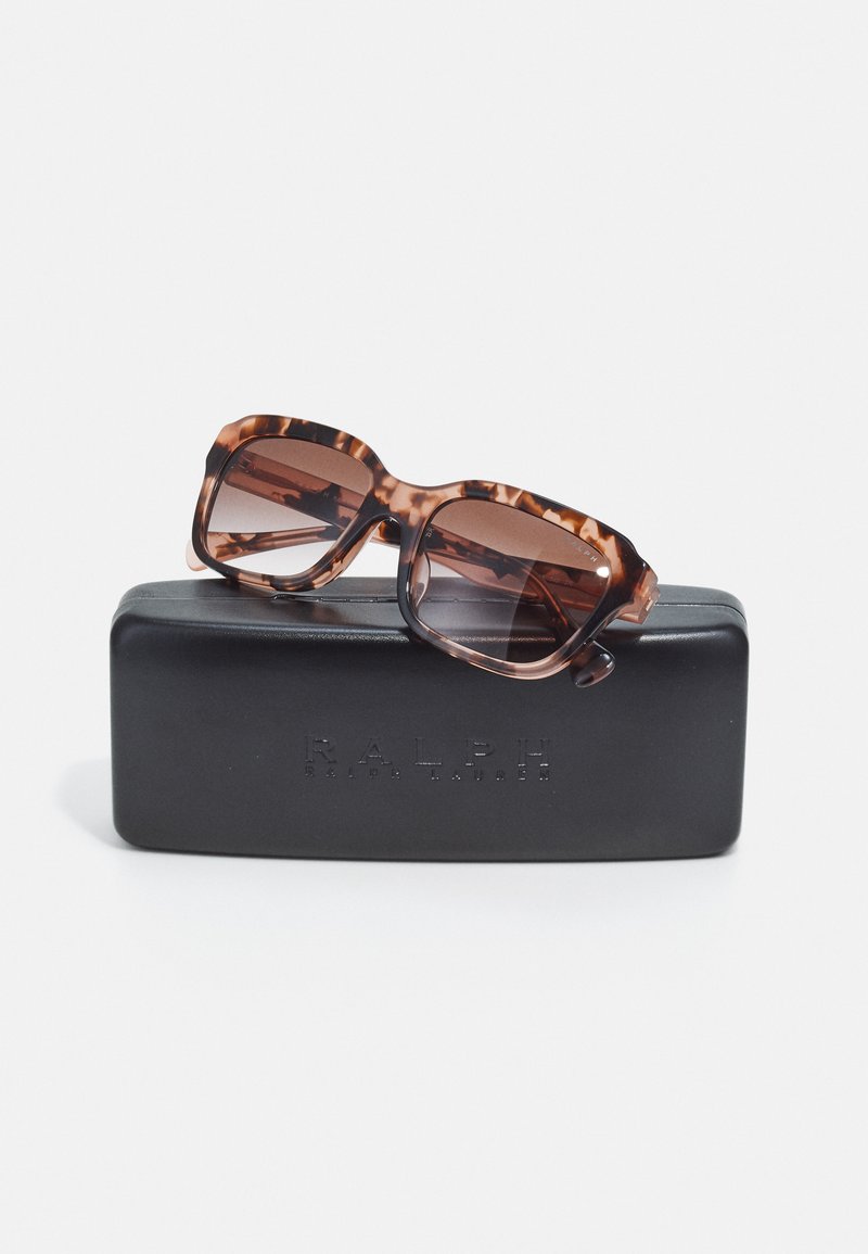 Ralph Lauren Women’s Black Gradient Oversized Sunglasses with Brown Tint RALPH Ralph Lauren Sunglasses - dark havana/brown/dark brown  main image 4