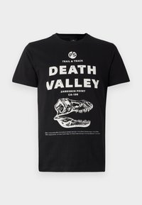 SLIM FIT DEATH VALLEY - T-shirts print - black