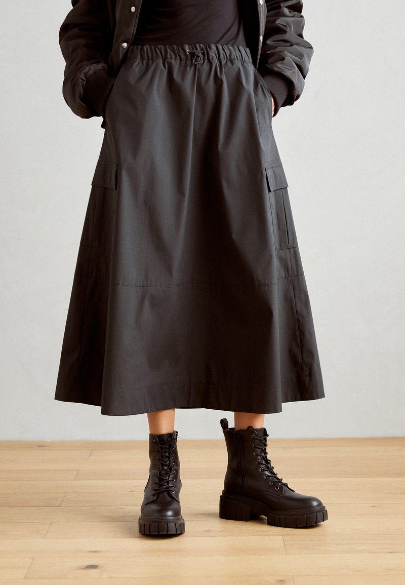 Ecoalf SKIRT WOMAN - A-line skjørt - black