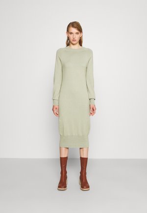 ROUND NECK DRESS - Pleten aty - light green