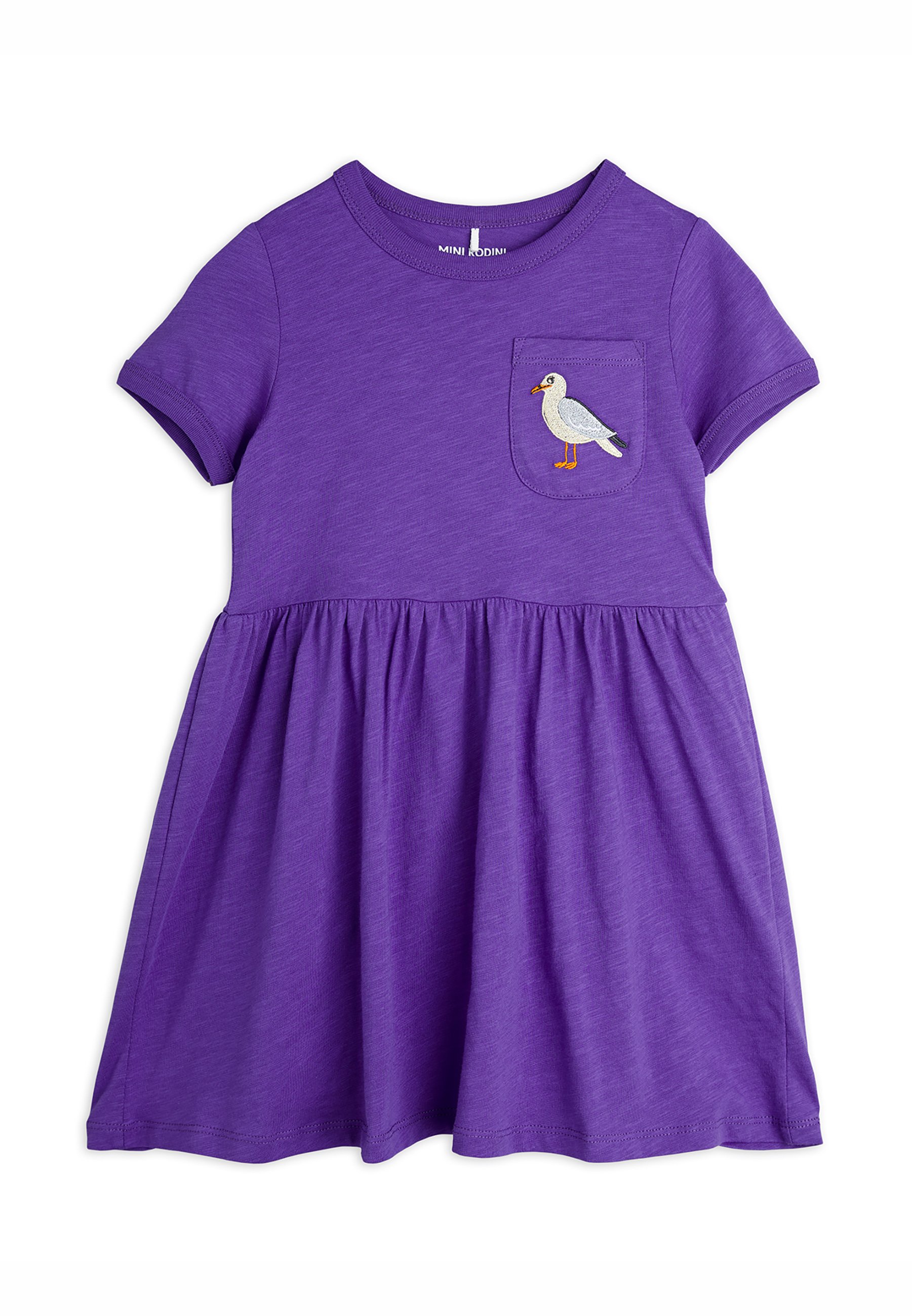 Mini Rodini SEAGULL DRESS - Jersey dress - purple - Zalando.co.uk