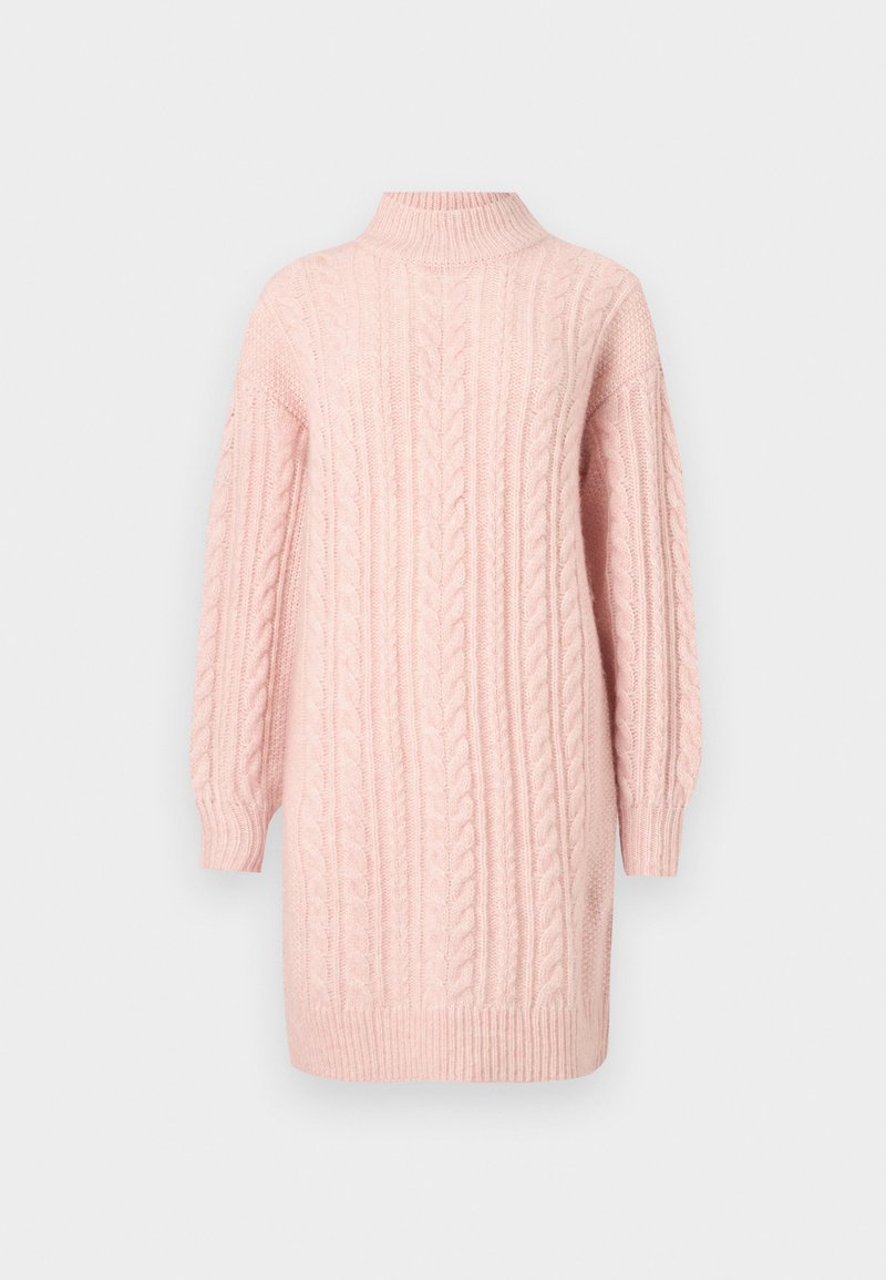 Only Gebreide jurk zilverkleurig Only Gebreide jurk zilverkleurig