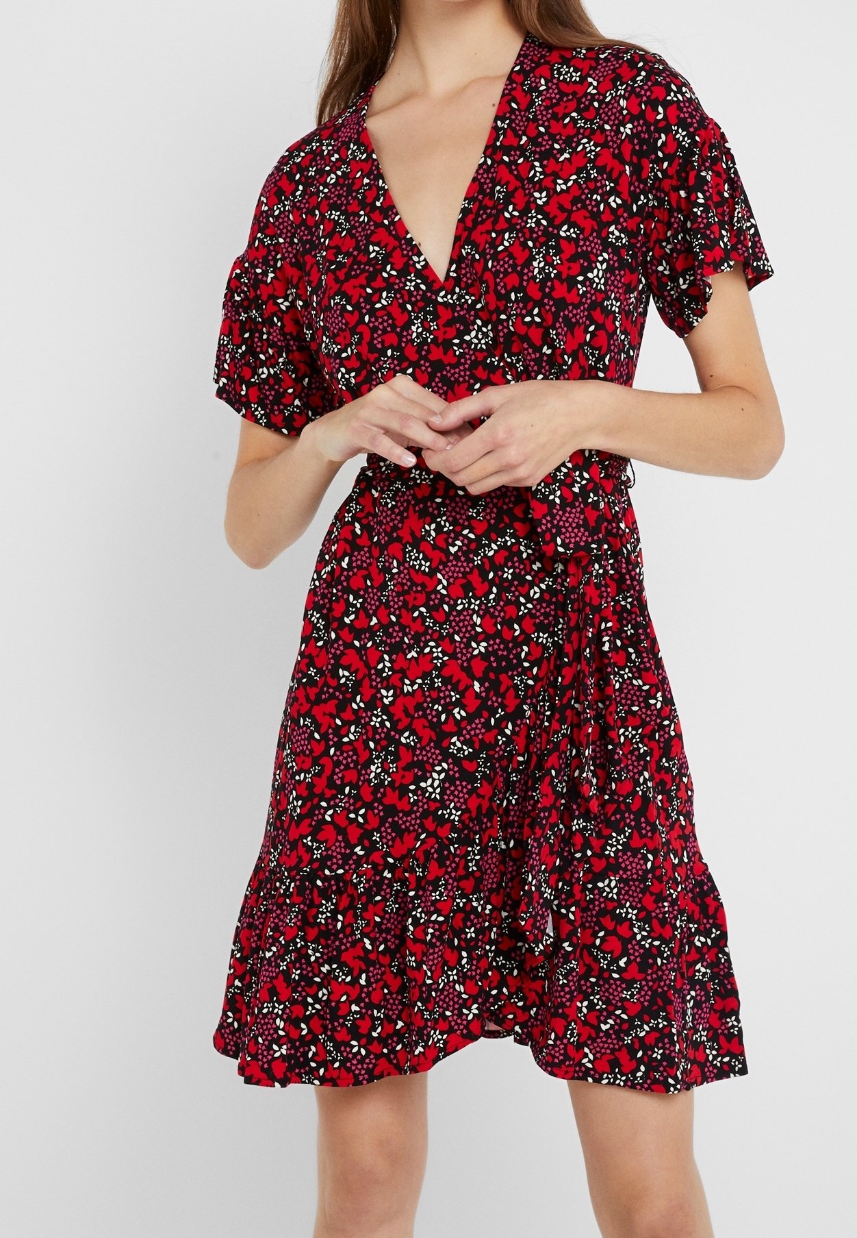 strapless open back dress J. Marie Hollin Midi Dress