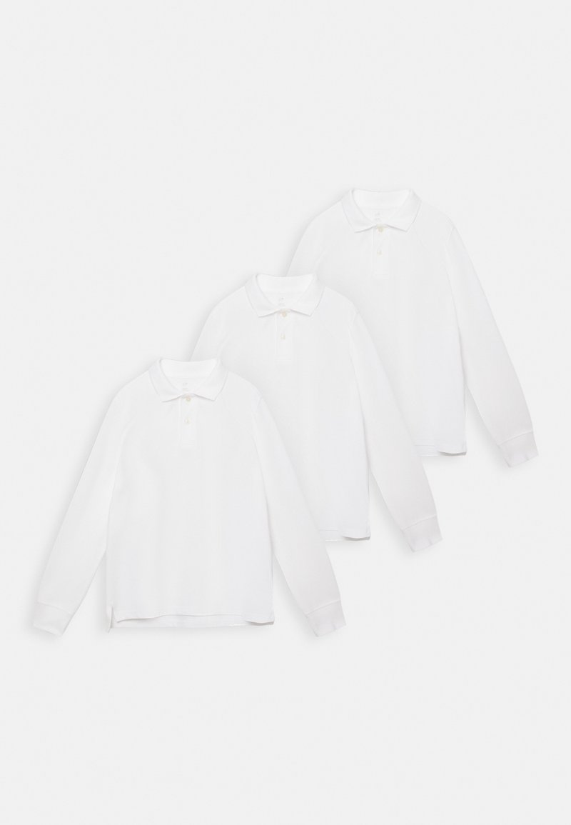 GAP BOY 3PACK Polo shirt optic white/white Zalando.co.uk