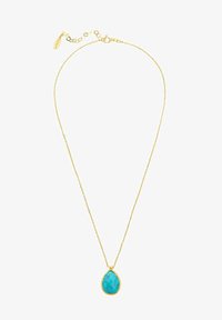 Blu Petite Goccia Arizona Turchese Gemma Oro Giallo Pendente Blu Petite Goccia Arizona Turchese Gemma Oro Giallo Pendente