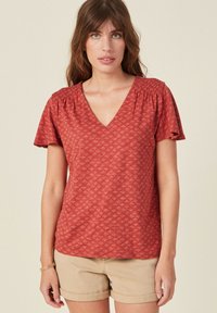 BONOBO Jeans UMWELTFREUNDLICHES - Camiseta estampada - vieux rose