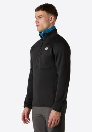 The North Face M METEORA 1/4 ZIP FLEECE - Fleecová mikina - tnf black