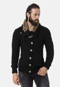 Cipo & Baxx Strickjacke - black