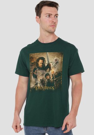 Cotton Soul, LOR ROTK POSTER - Print T-shirt - dark green