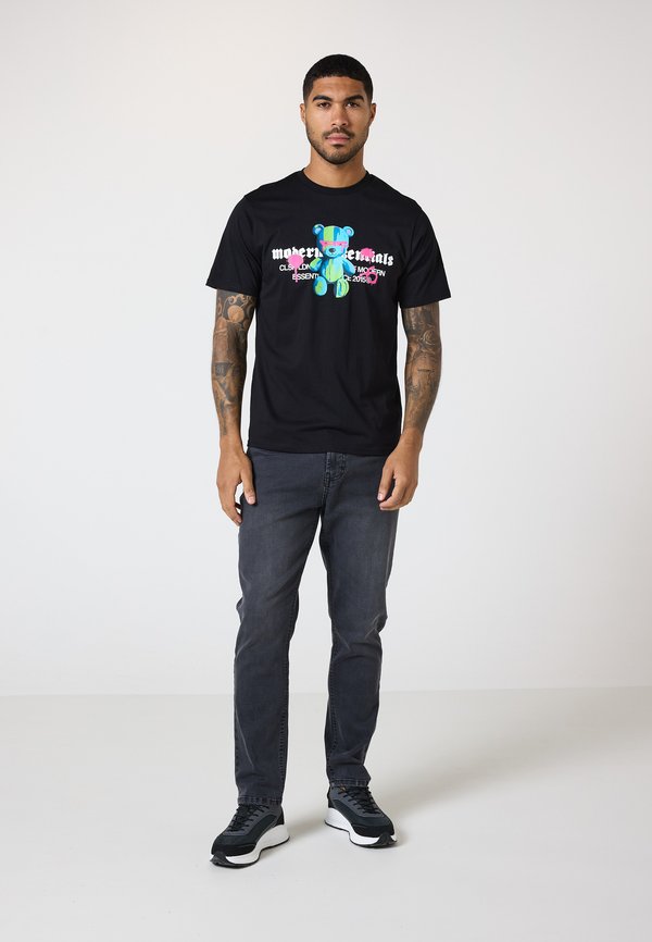 DRIP GRAFFITI TEDDY TEE - Print T-shirt3