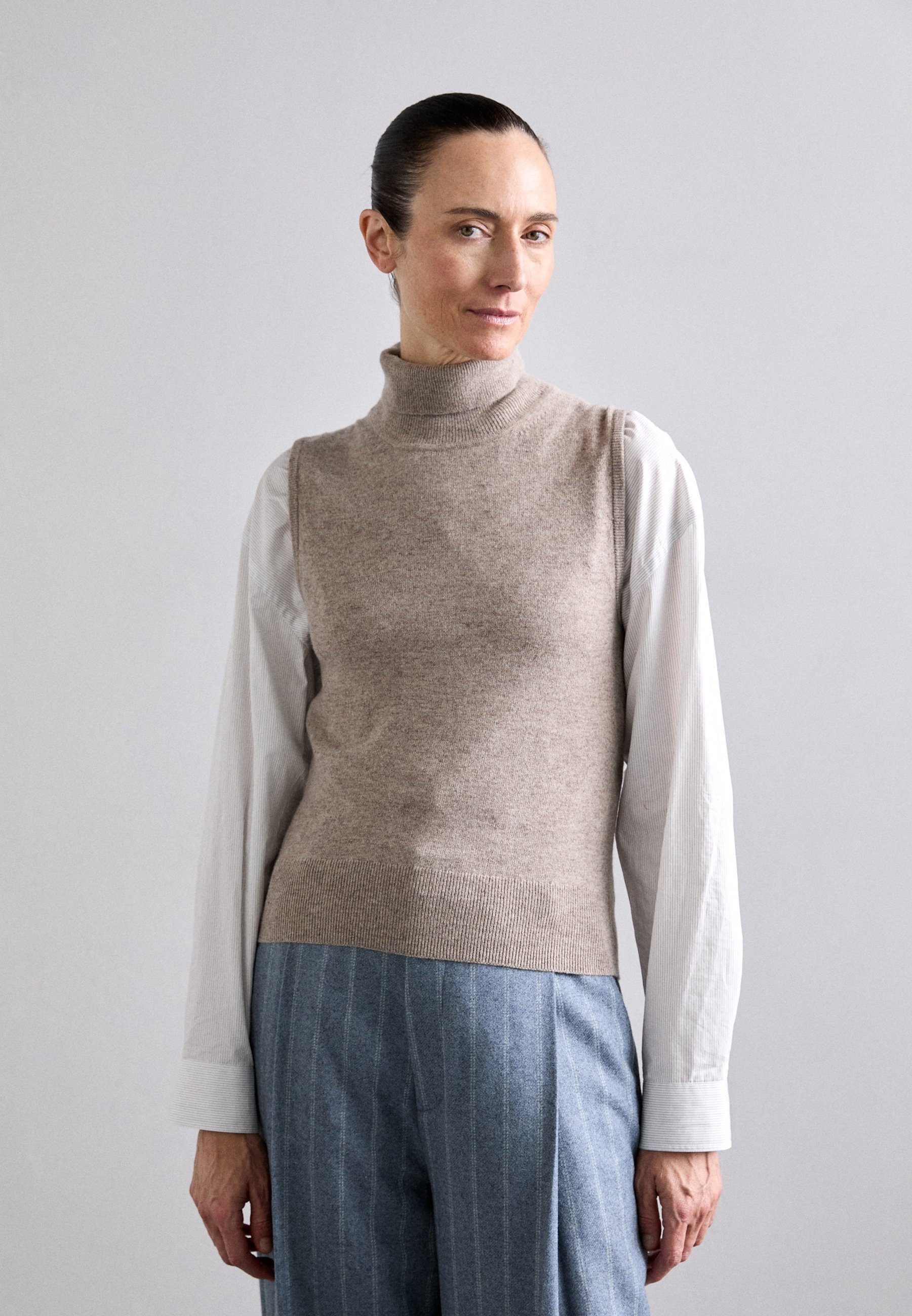 売れ筋商品|||フィリッパコー ニット&セーター レディース アウター TURTLE NECK VEST - Jumper - beige melange Filippa K TURTLE NECK VEST - Jumper - beige melange/beige