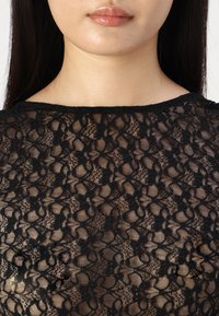 JJXX LEAH DEEP BACK  - Pikkade varrukatega topp - black