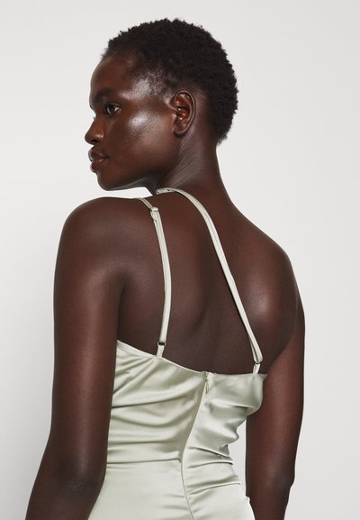 Han Kjøbenhavn ASYMMETRIC SLIP DRESS - Koktailové šaty/večierkové šaty - cold khaki