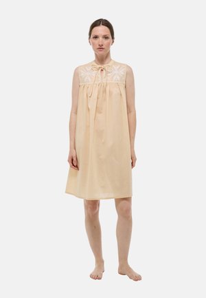 AVEC BRODERIES - Chemise de nuit / Nuisette - oignon