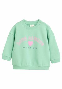 Next REGULAR FIT SET - Mikina - green pink gingham