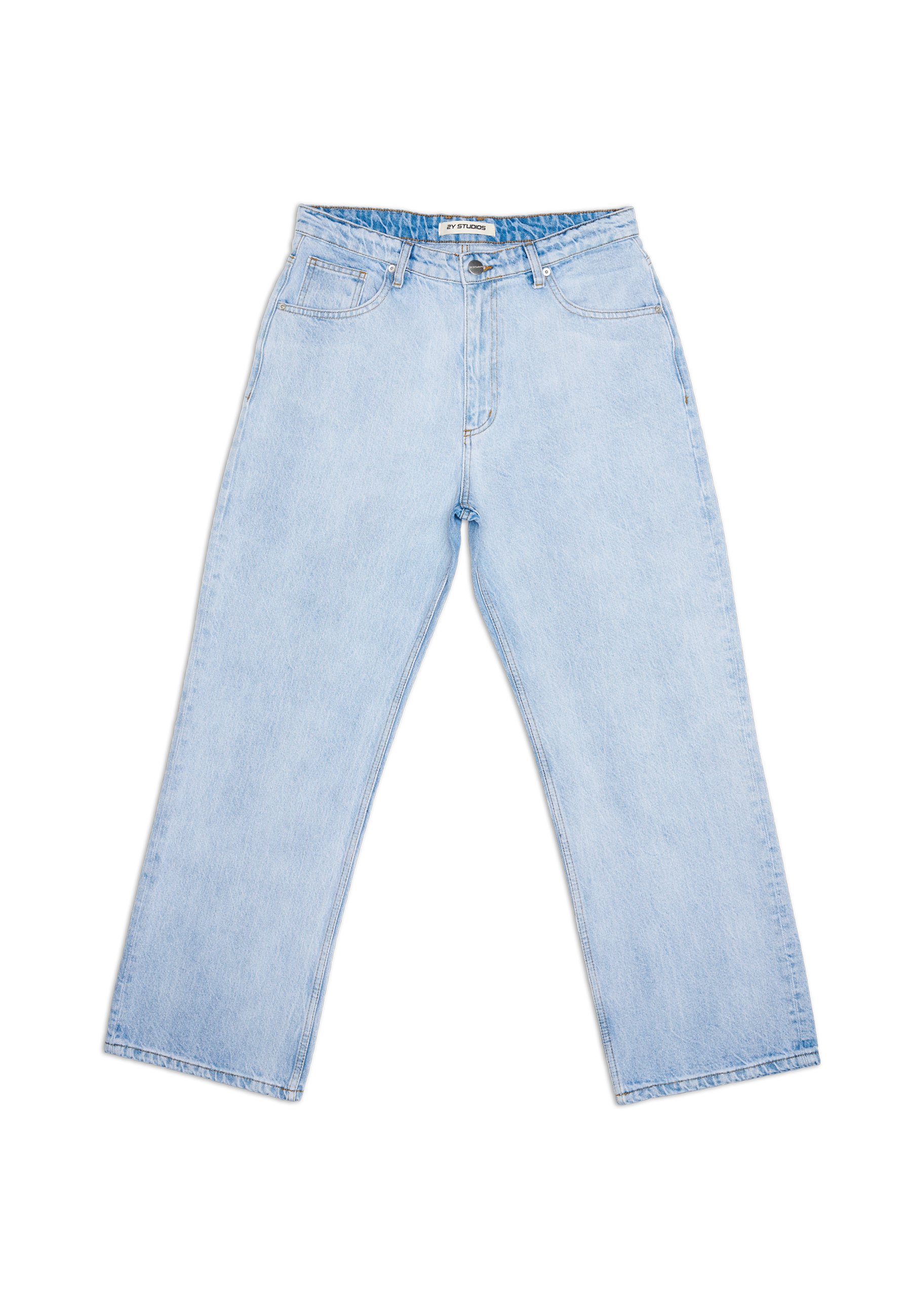 2Y Studios ADRIK BAGGY - Baggy Jeans - light blue/light-blue denim