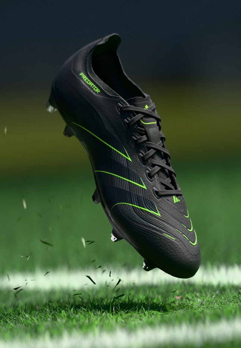 adidas Performance PREDATOR LEAGUE SG - Soft-ground football boots - core black/carbon/lucid lemon