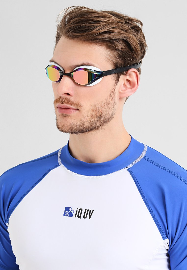 Arena PYTHON MIRROR - Lunettes de natation - revo/white