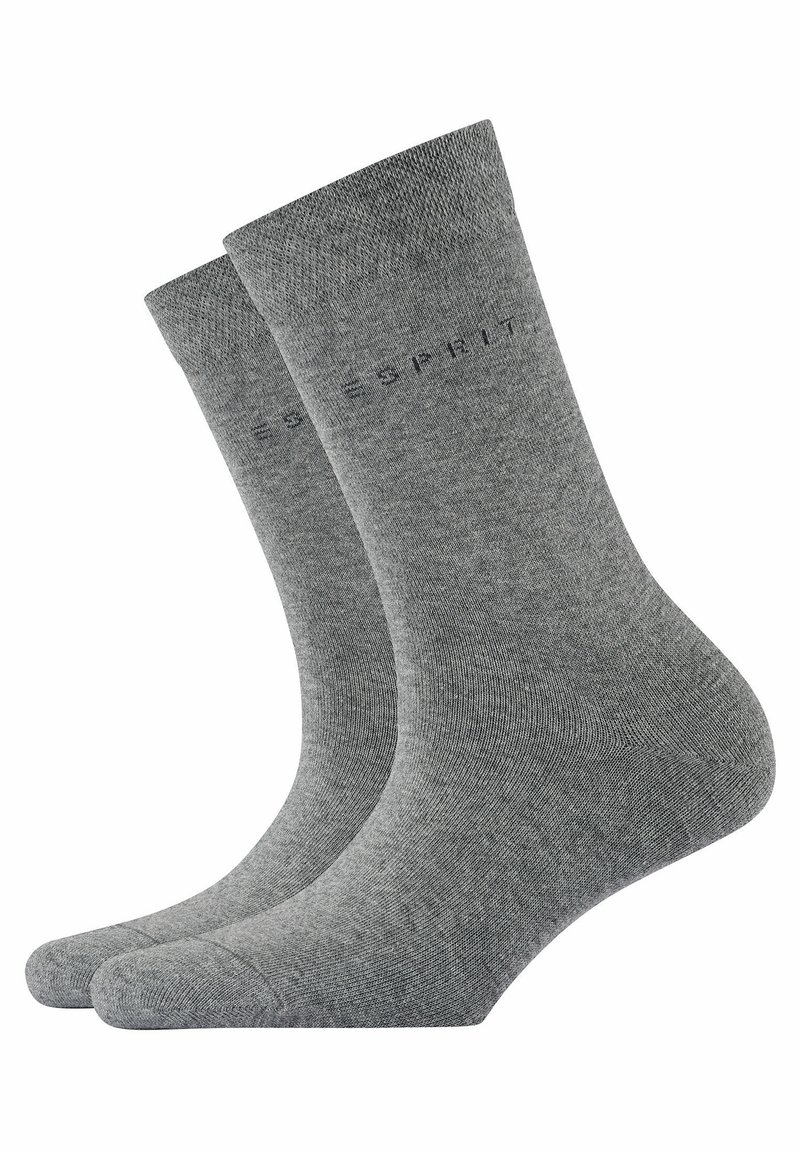 Esprit BASIC EASY 2-PACK - Chaussettes - light greymel