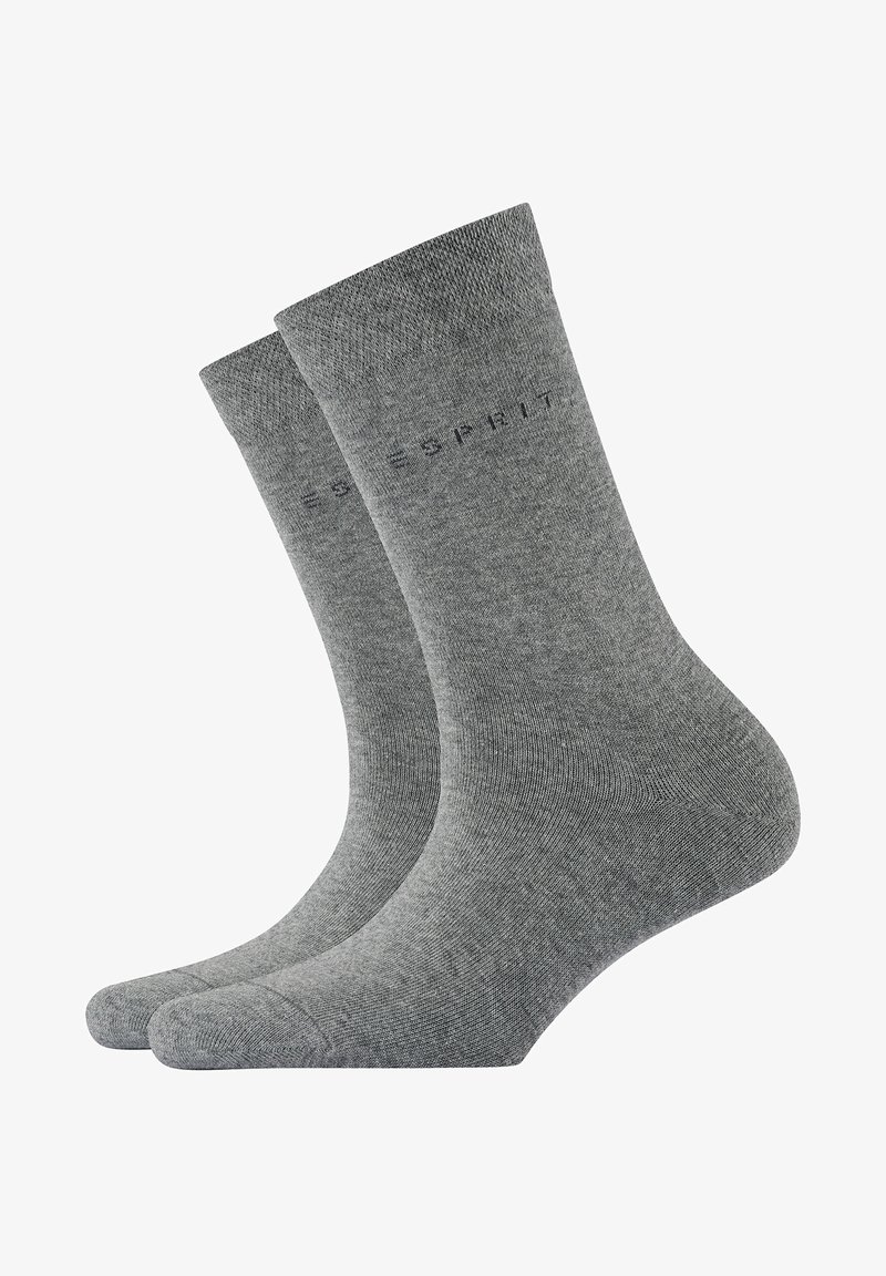 Esprit BASIC EASY 2-PACK - Chaussettes - light greymel