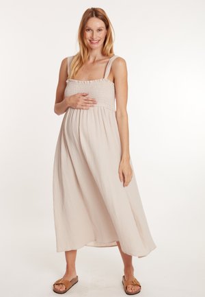 Cache Coeur MATERNITY AND NURSING LOLA - Freizeitkleid - beige