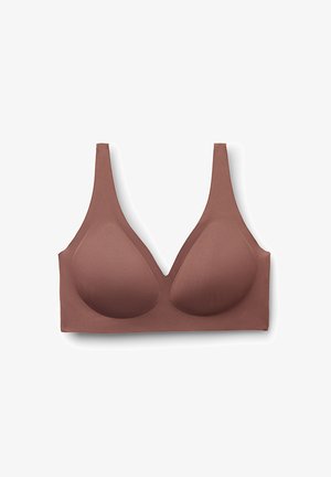 Tezenis, NATURAL LIFTING LASER CUT - Podprsenka pod tričko - brown