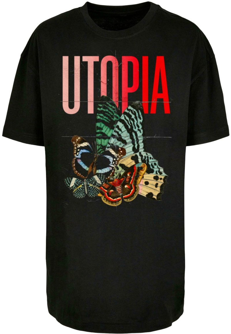 Hype UTOPIA TShirt print black/schwarz Zalando.de
