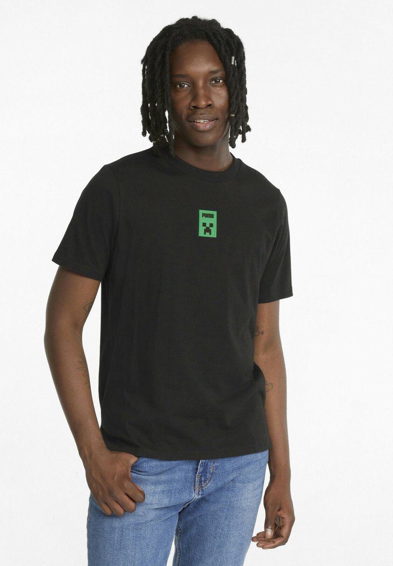 Puma MINECRAFT  - Apdrukāts T-krekls - puma black