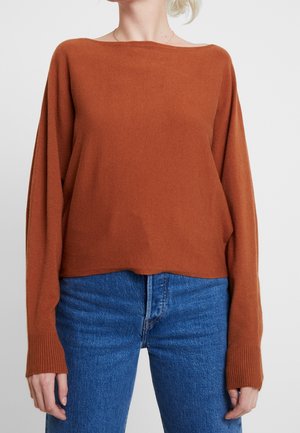 Pullover - cognac