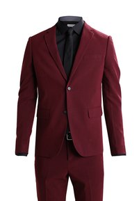 PLAIN  - Oblek - bordeaux melange