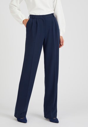 Damart Liquette Da Notte In Flanella Di Cotone Stampato - Donna, Manica Lunga, Blu Navy, Taglia 42-44 (M)
