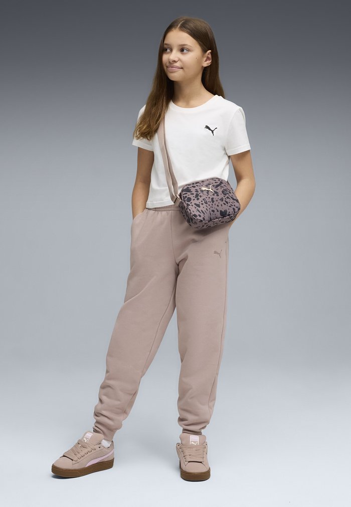 PUMA ESSENTIALS JOGGING - Tracksuit bottoms - rose latte