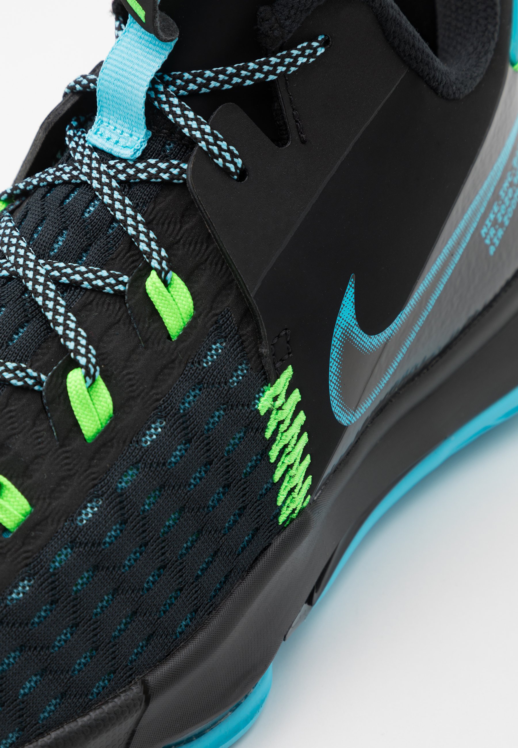 Nike Performance LEBRON WITNESS 5 - Zapatillas de baloncesto - black/lagoon  pulse/green strike/negro - Zalando.es