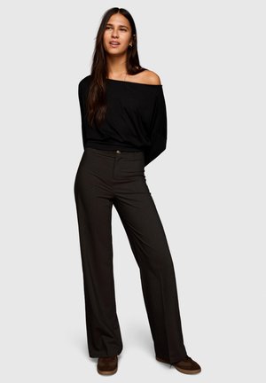 Bershka Nohavice - brown