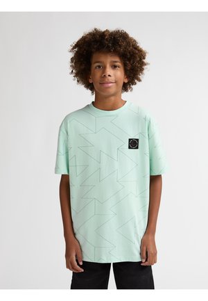 ALL-OVER PRINT LUCHADOR - T-shirt con stampa - cool mint