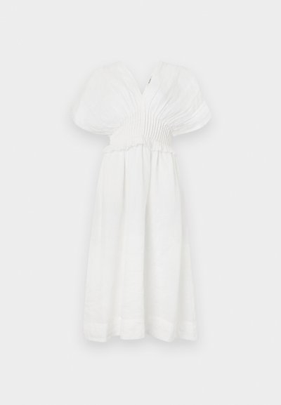 Sea ZORA SOLID PLEATED DRESS  - Φόρεμα ημέρας - pearl