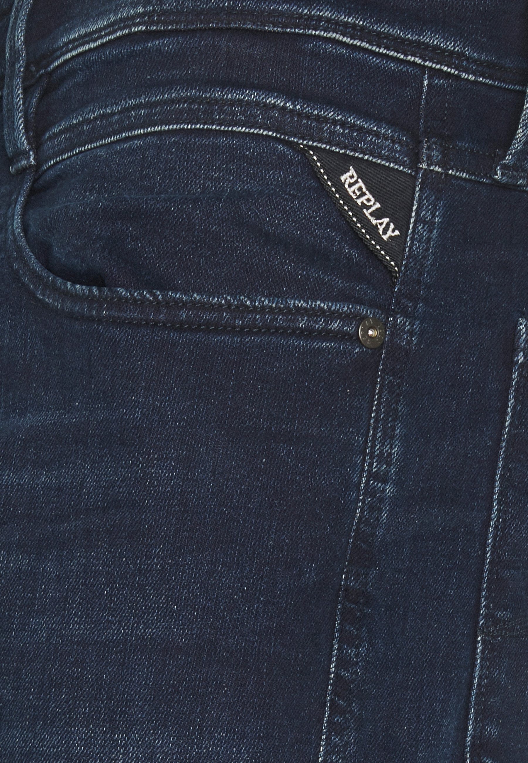Replay ANBASS X LITE - Slim fit jeans - dark blue denim/Donkerblauw -  Zalando.nl