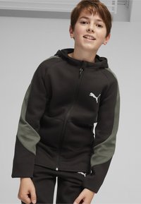 Puma - EVOSTRIPE REISSVE - Zip-up sweatshirt - black Thumbnail Image 1