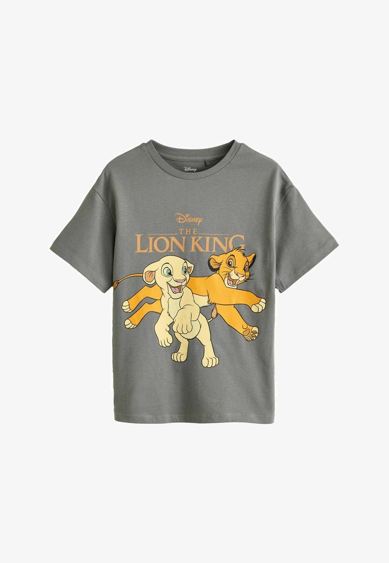 Next OVERSIZED LION KING - T-shirt con stampa - charcoal grey