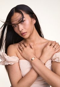 Daniel Wellington QUADRO MINI CHAMPAGNE - Käekell - rose gold-coloured