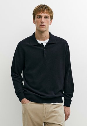 Massimo Dutti, Longsleeve - dark blue