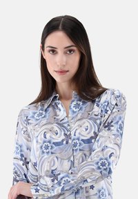 van Laack Camicia - grey white blue