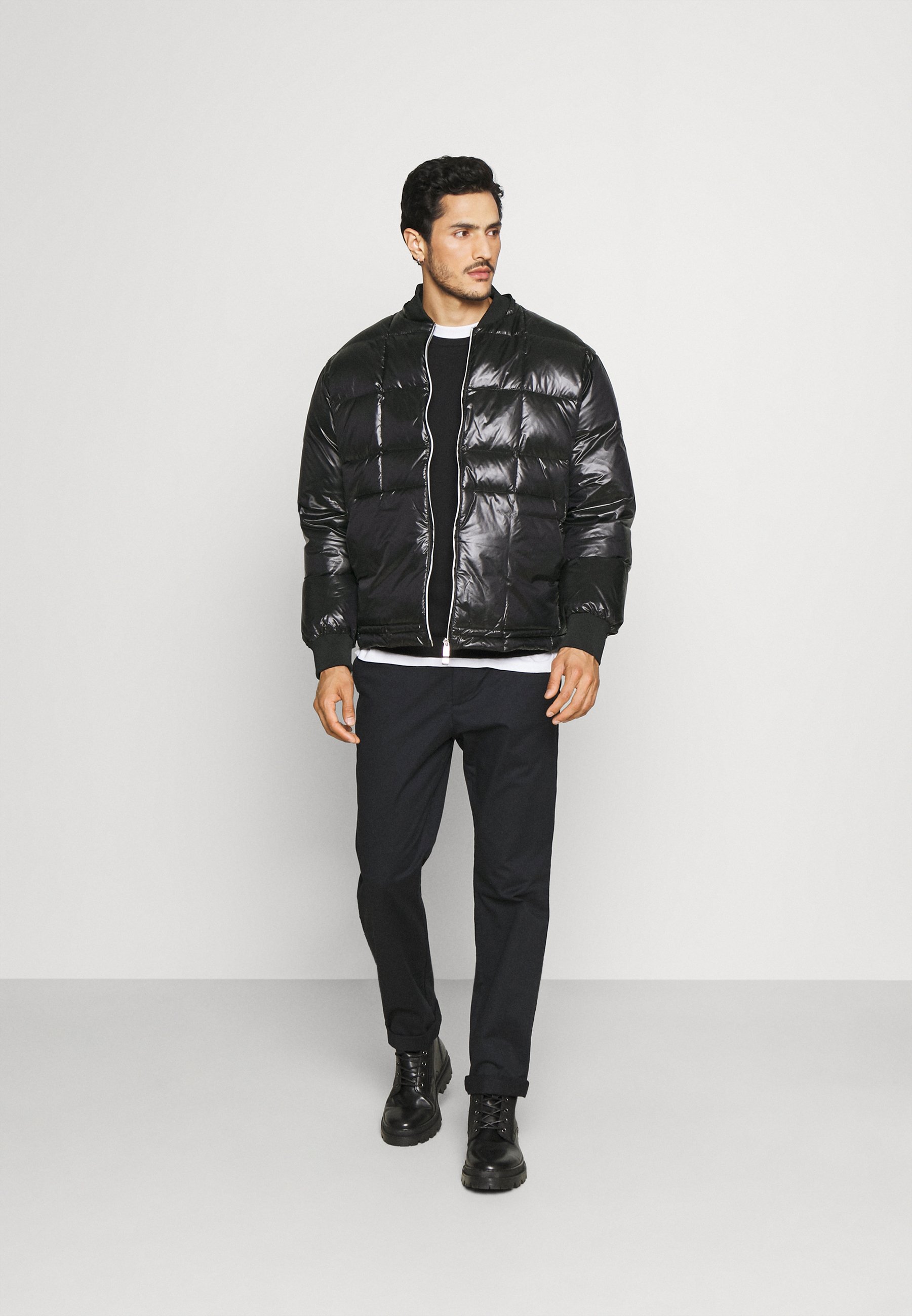 armani exchange jacket black
