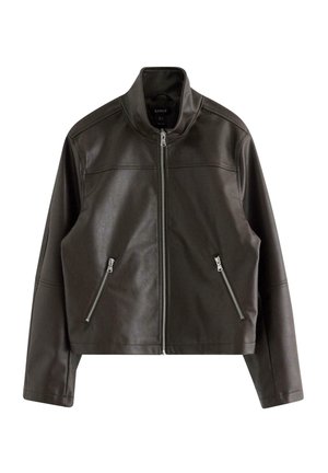 Lindex, Keinonahkatakki - dark brown