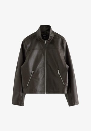 Lindex, Giacca in similpelle - dark brown