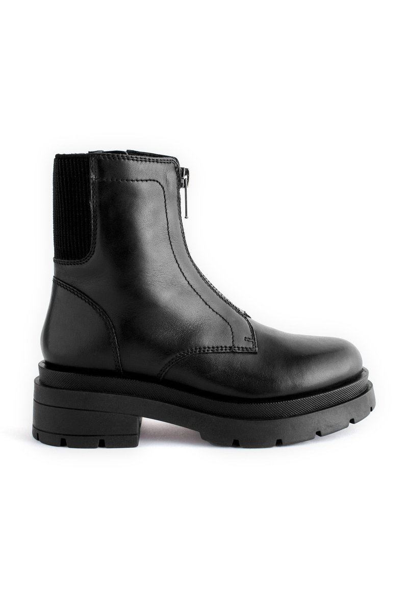 Next CHUNKY ZIP FRONT - Kotníkové boty - black